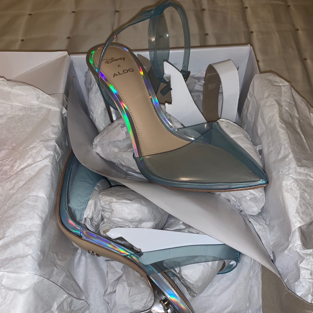 ALDO x DISNEY Cinderella Glassslipper Heels - 7